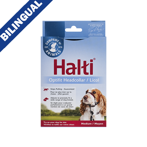 COFA - Halti Optifit chien. Bêtes Gourmandes, boutique spécialisée en alimentation, éducation et sports attelés à Québec.