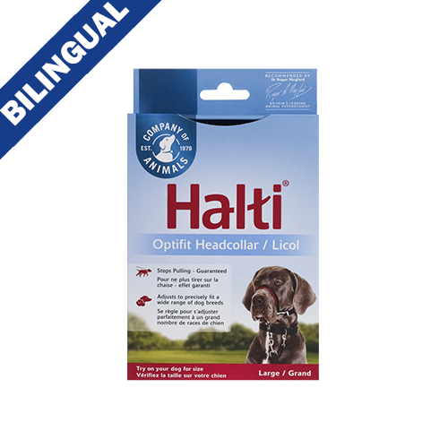 COFA - Halti Optifit chien. Bêtes Gourmandes, boutique spécialisée en alimentation, éducation et sports attelés à Québec.