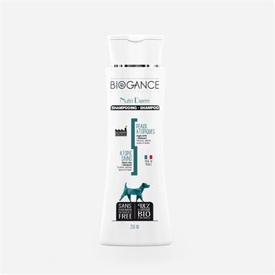 BIOGANCE - Shampoing pour peau atopique et sensible. Bêtes Gourmandes, boutique spécialisée alimentation, éducation et sports pour chiens à Québec.