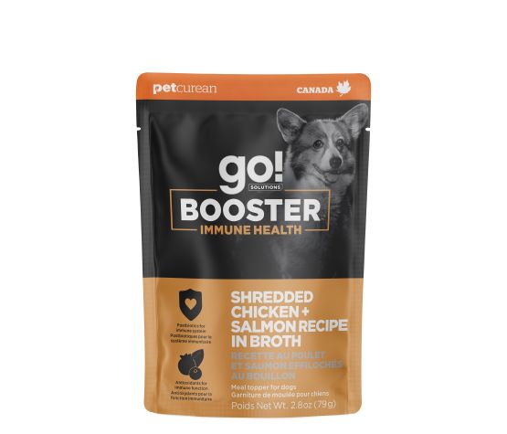 GO! BOOSTER - Système immunitaire poulet & saumon. Bêtes Gourmandes spécialiste en nutrition et produits pour chien et chat à Québec.