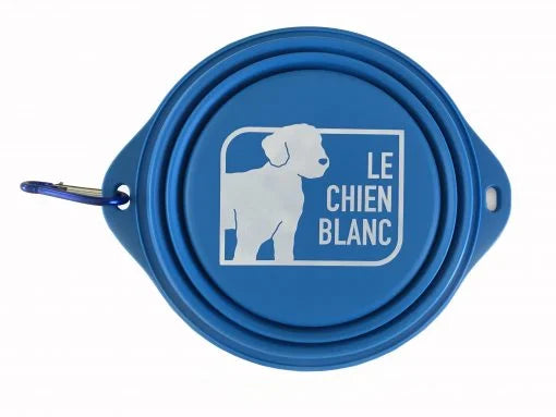 LE CHIEN BLANC - Bol rétractable Gus. Bêtes Gourmandes, boutique spécialisée alimentation, éducation et sports pour chiens à Québec.