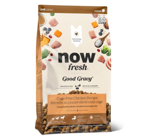 NOW FRESH - Good Gravy grains anciens au poulet pour chien. Bêtes Gourmandes, boutique spécialisée alimentation, éducation et sports pour chiens à Québec.